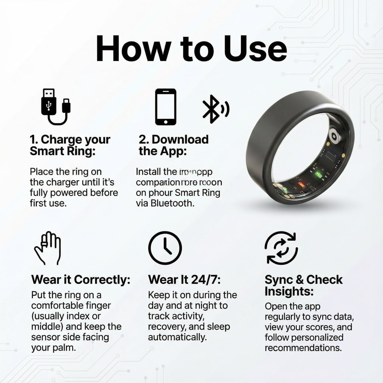 Healthy Smart ring